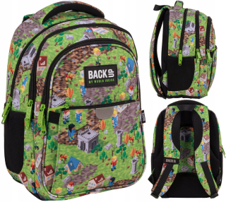 Viackomorový školský batoh Backup Multicolor 24 rokov